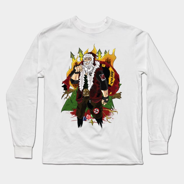 Bad Santa Punk Long Sleeve T-Shirt by BRed_BT